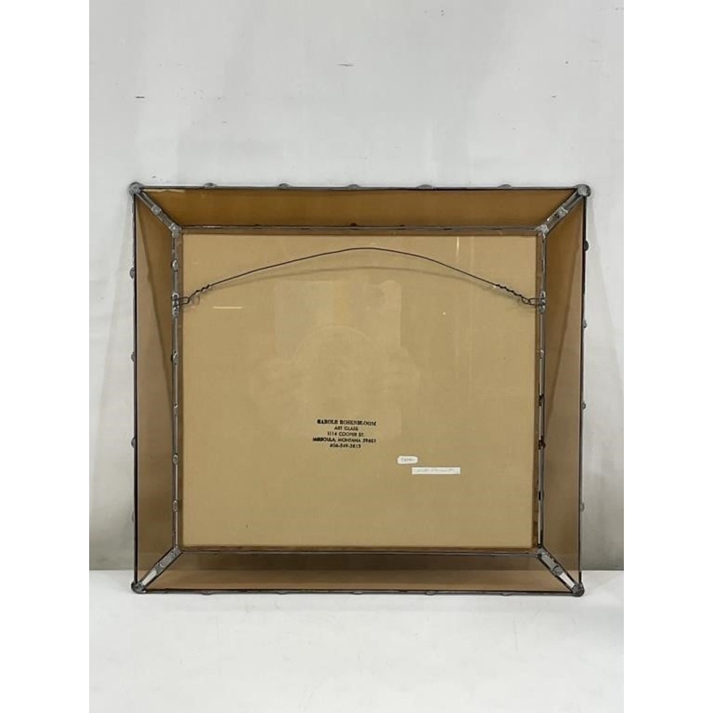 Will Barnet “Paean” Serigraph Print • Modernist Art • Rare Glass Frame 14.75x13. - Picture 5 of 5
